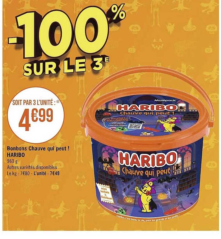 bonbons chauve qui peut ! haribo
