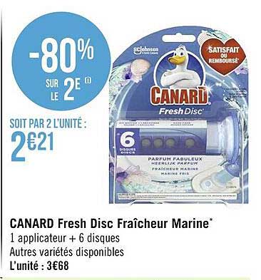 canard fresh disc fraîcheur marine
