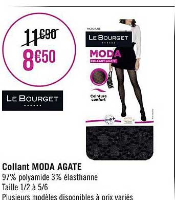 collant moda agate le bourget