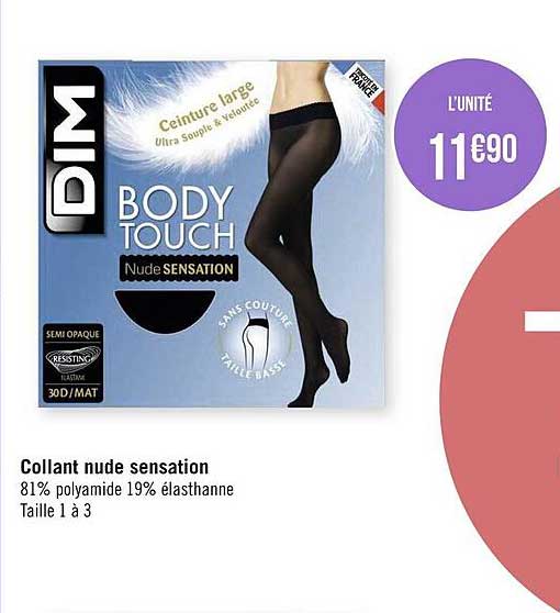 collant nude sensation dim