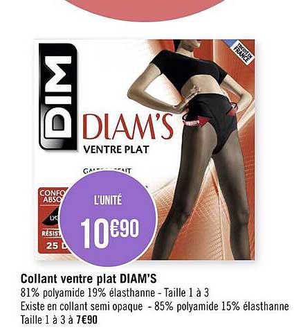 collant ventre plat diam's dim