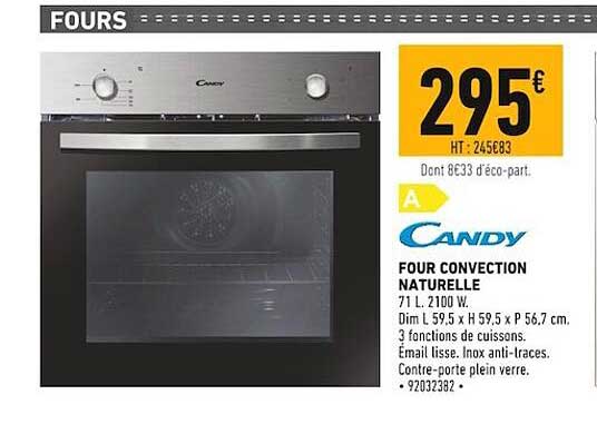 four convection naturelle candy