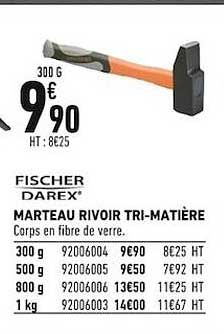 marteau rivoir tri-matière fischer darex