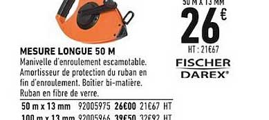 mesure longue 50 m fischer darex