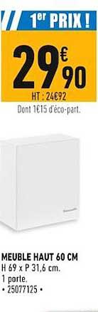 Meuble Haut 60 Cm