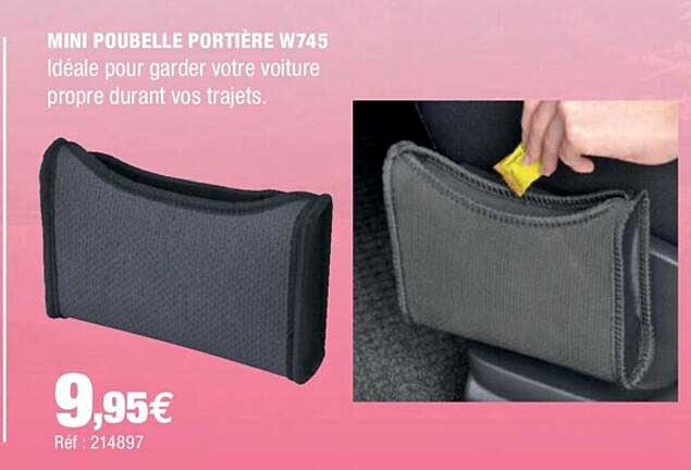 mini poubelle portière w745