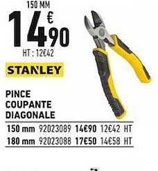 pince coupante diagonale stanley