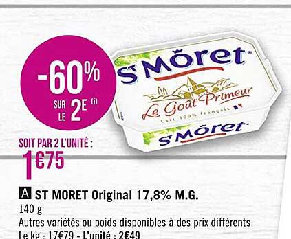 st môret original 17,8% m.g.