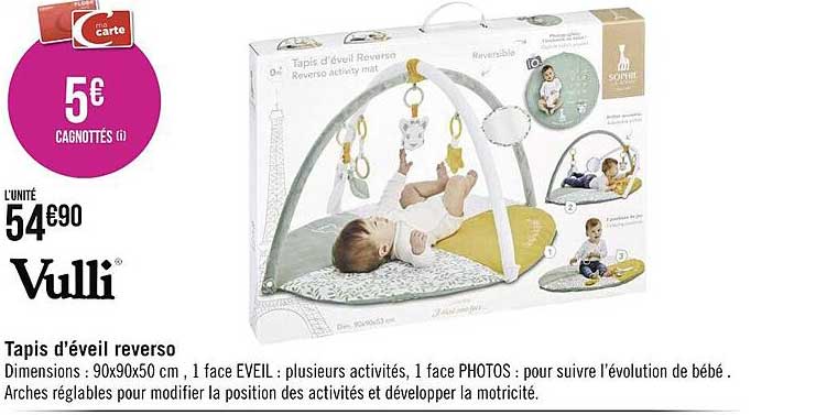 tapis d'éveil reverso vulli