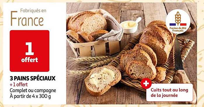 3 pains spéciaux