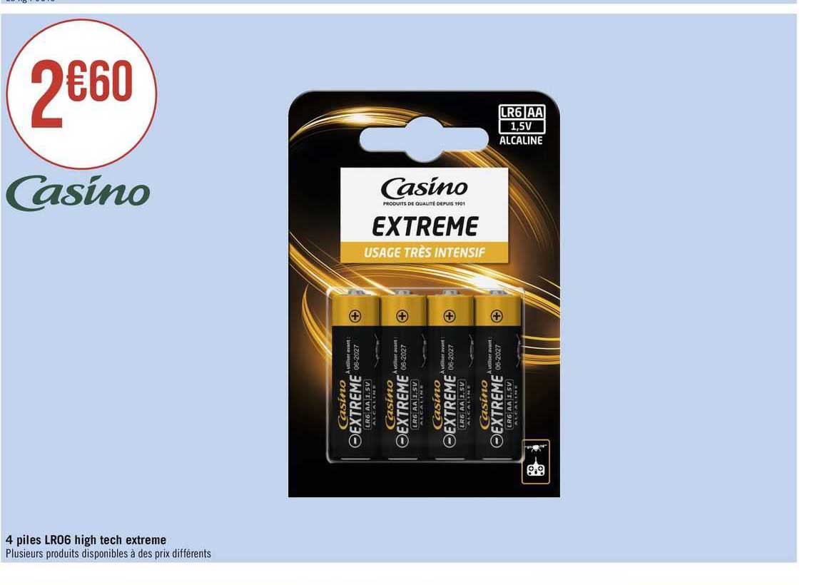 4 piles lr06 high tech extreme