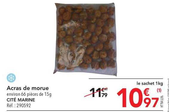 acras de morue cité marine