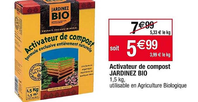 activateur de compost jardinez bio