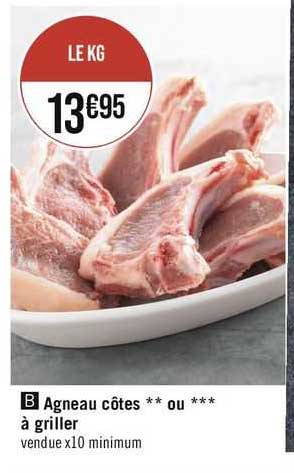 Agneau Côtes Ou à Griller