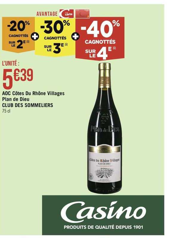 aoc côtes du rhône villages plan de dieu club des sommeliers