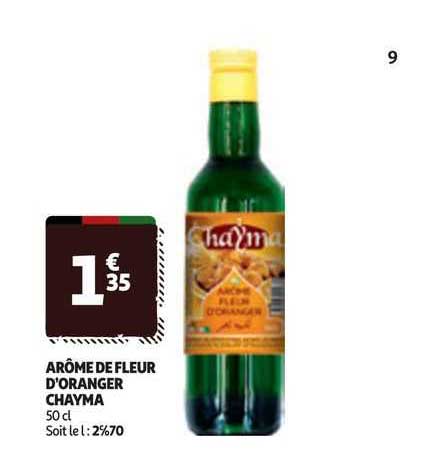 arôme de fleur d'oranger chayma