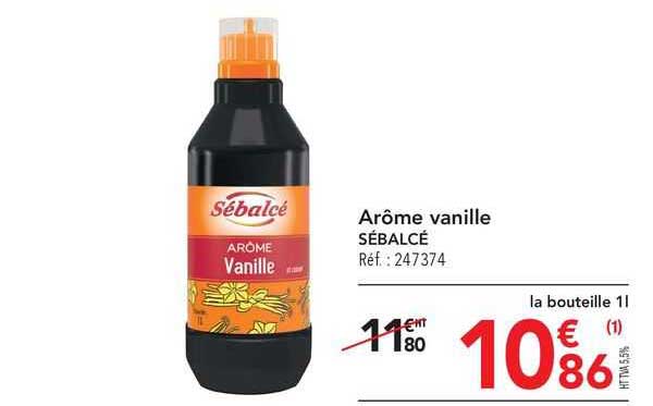 Arôme Vanille Sébalcé