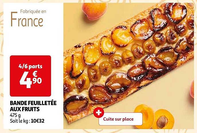 Bande Feuilletée Aux Fruits