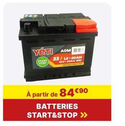 Batteries Start & Stop