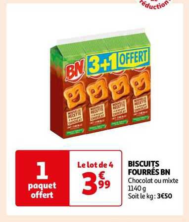 Biscuits Fourrés Bn
