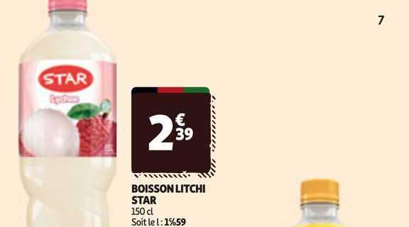 Boisson Litchi Star