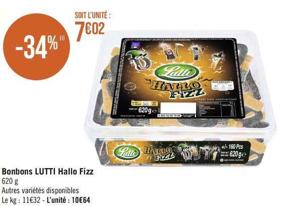 bonbons lutti hallo fizz
