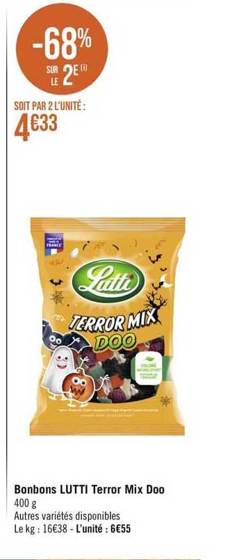 bonbons lutti terror mix doo