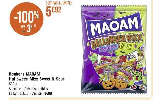 Bonbons Maoam Halloween Mixx Sweet & Sour