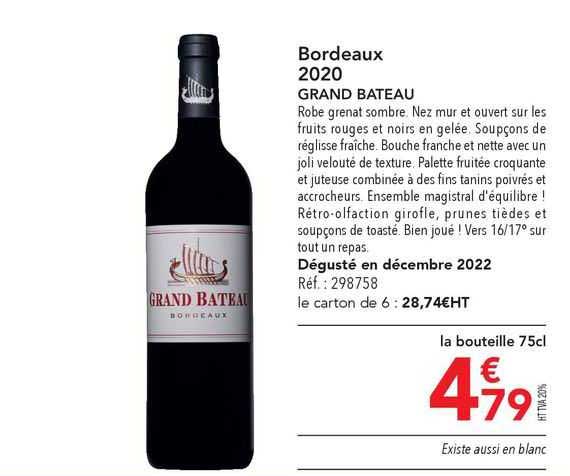 bordeaux 2020 grand bateau