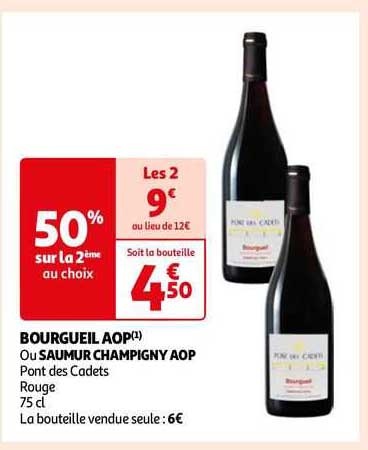 bourgueil aop ou saumur champigny aop