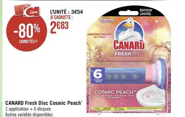 canard freshh disc cosmic peach