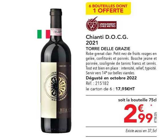 chianti d.o.c.g. 2021 torre delle grazie