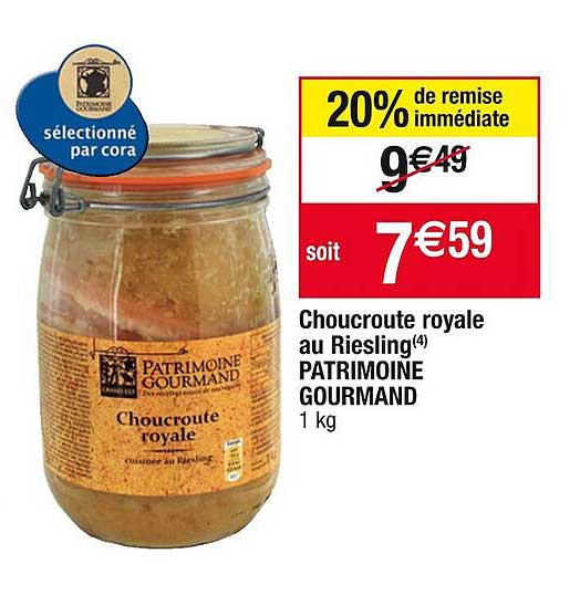 Choucroute Royale Au Riesling Patrimoine Gourmand