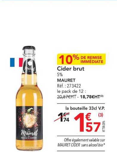 cider brut mauret