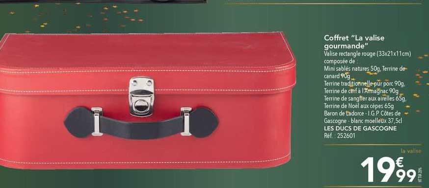 coffret "la valise gourmande" les ducs de gascogne