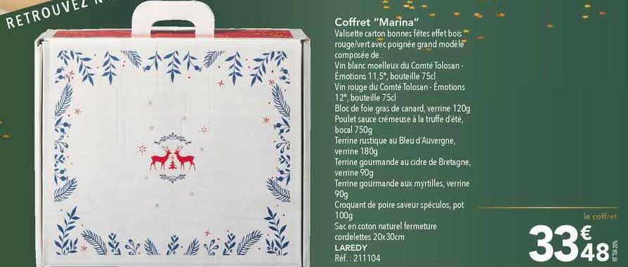 coffret "marina" laredy
