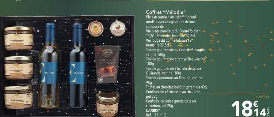 coffret "mélodie" laredy