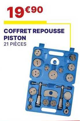 coffret repousse piston