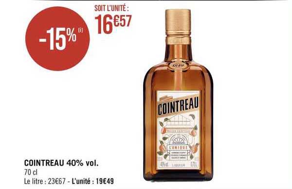 Cointreau 40% Vol