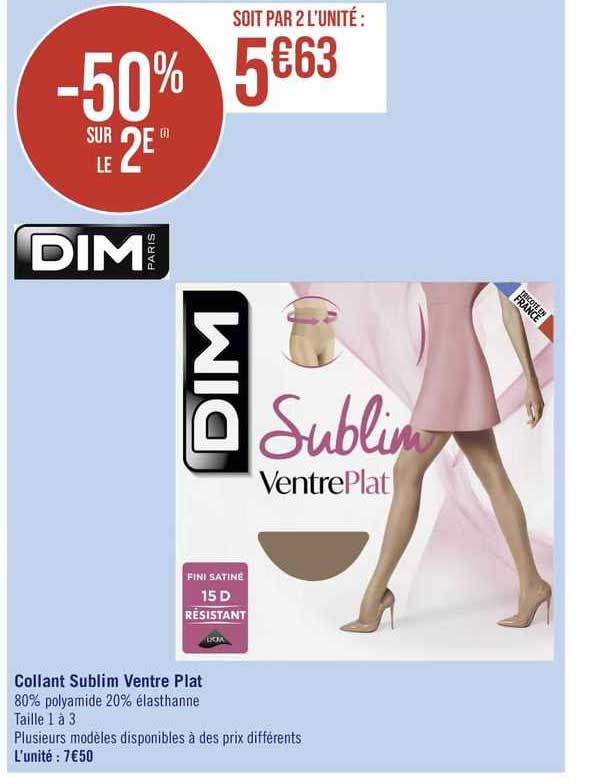 collant sublim ventre plat dim