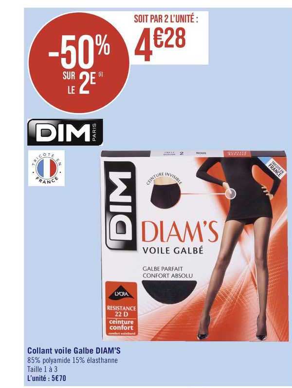 collant voile galbe diam's