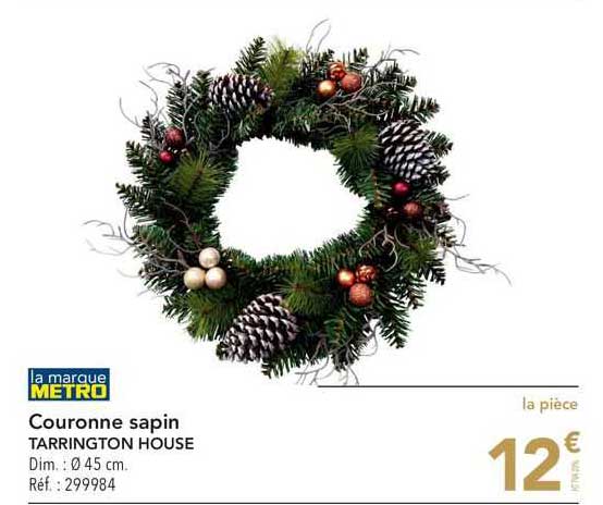 couronne sapin tarrington house