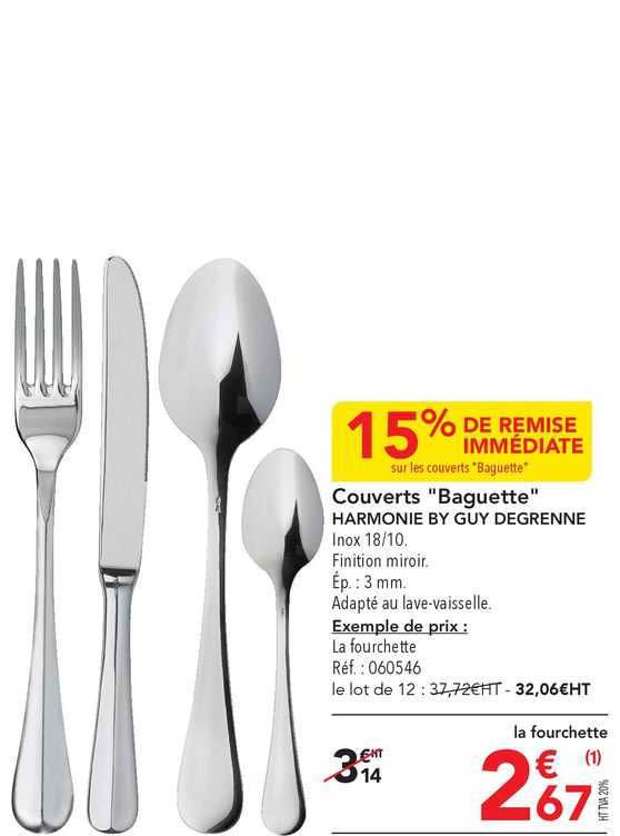 couverts "baguette" harmonie by guy degrenne