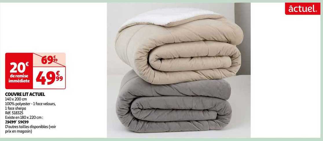 couvre lit actuel