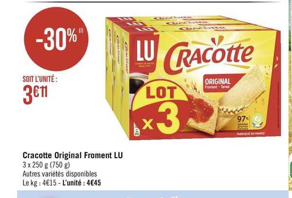 Cracotte Original Froment Lu