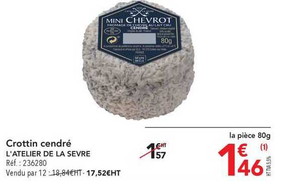 crottin cendré l'atelier de la sevre