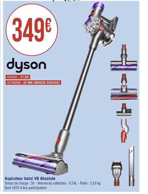 dyson aspirateur balai v8 absolute