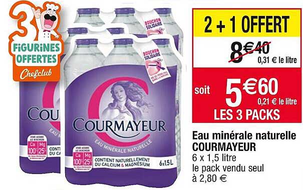 Eau Minérale Naturelle Courmayeur