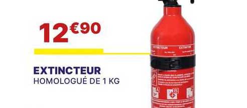 extincteur homologué de 1kg