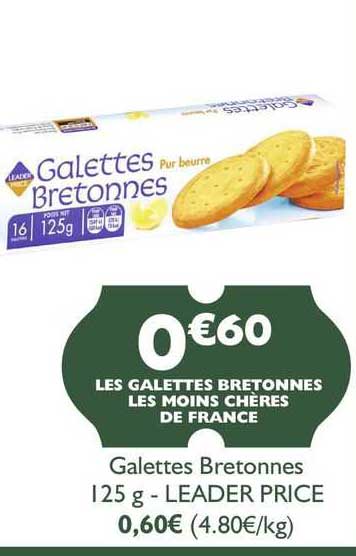 galettes bretonnes leader price
